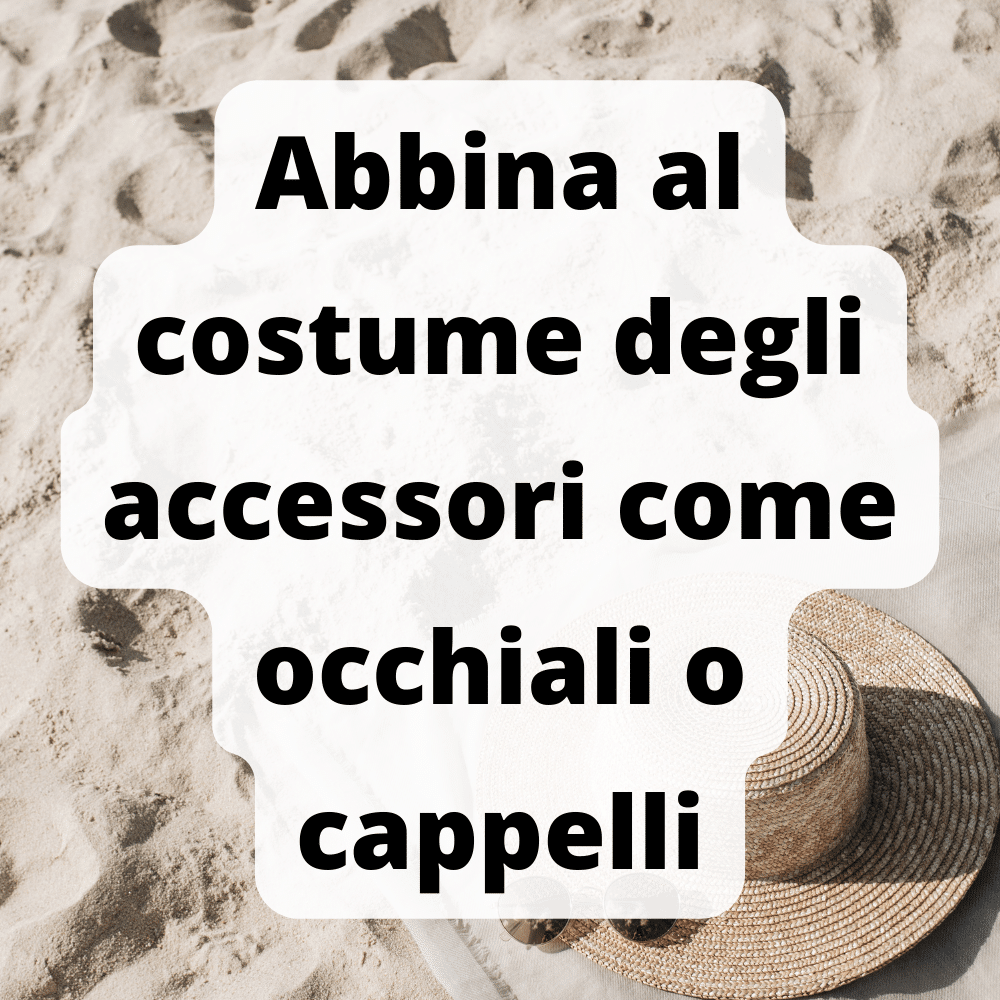 Gli accessori fanno il loro lavoro anche in spiaggia dopo i 60 anni