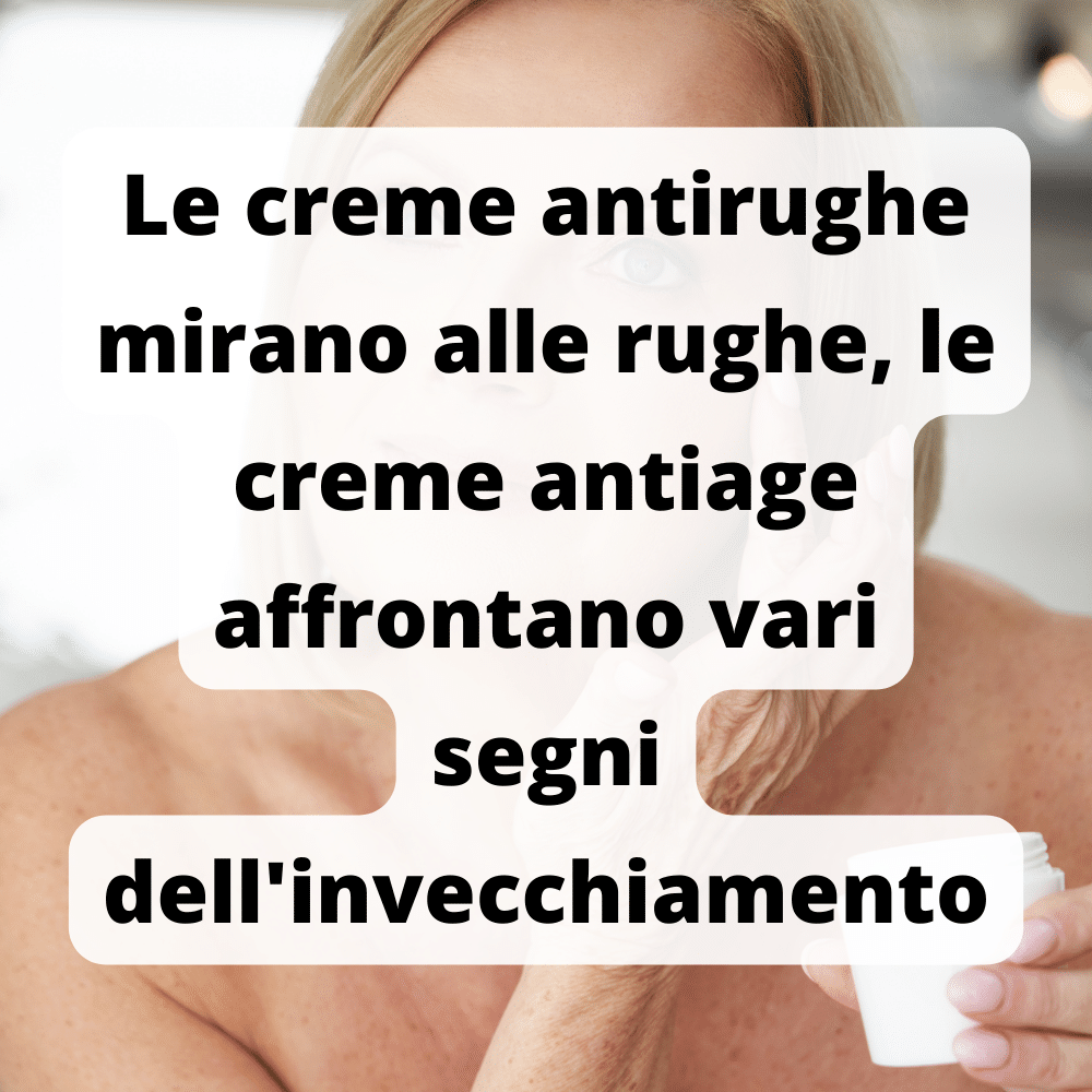 Differenza tra le creme antirughe e antiage in poche parole